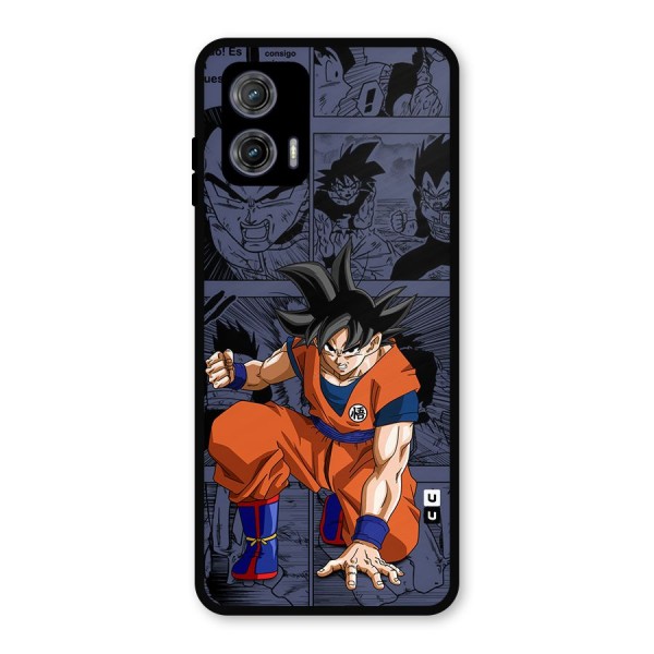 Goku Manga Art Metal Back Case for Moto G73