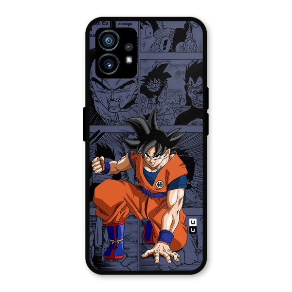 Goku Manga Art Metal Back Case for Nothing Phone 1