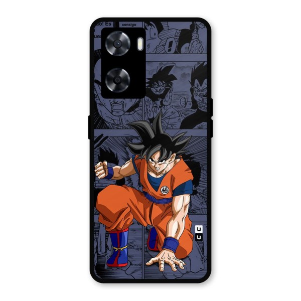 Goku Manga Art Metal Back Case for Oppo A77