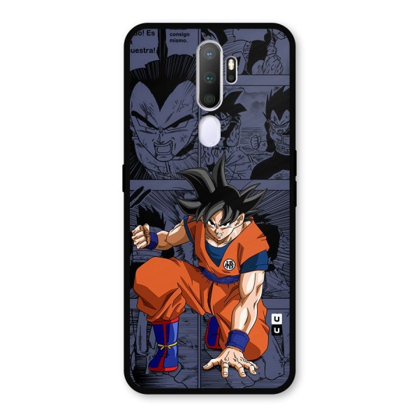 Goku Manga Art Metal Back Case for Oppo A9 (2020)