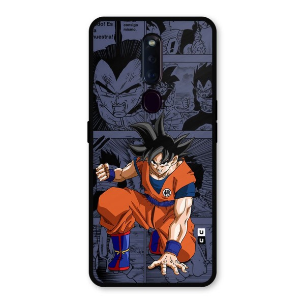 Goku Manga Art Metal Back Case for Oppo F11 Pro