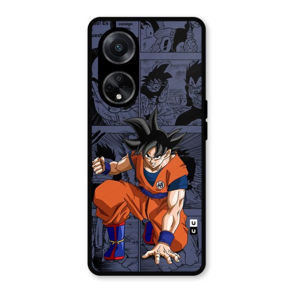 Goku Manga Art Metal Back Case for Oppo F23