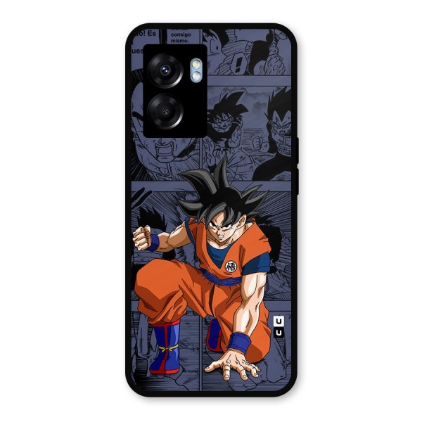 Goku Manga Art Metal Back Case for Oppo K10 (5G)