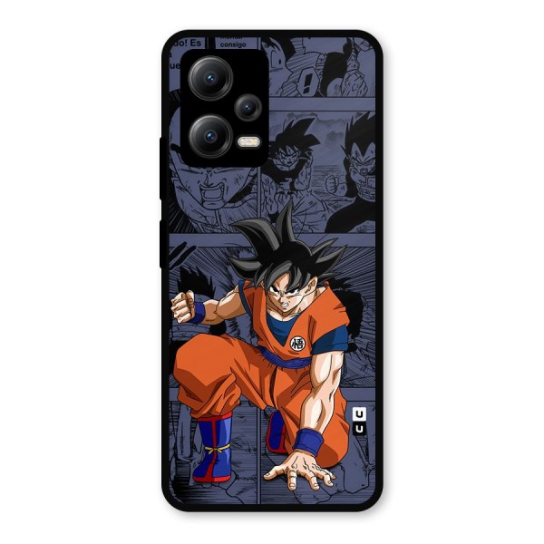 Goku Manga Art Metal Back Case for Poco X5