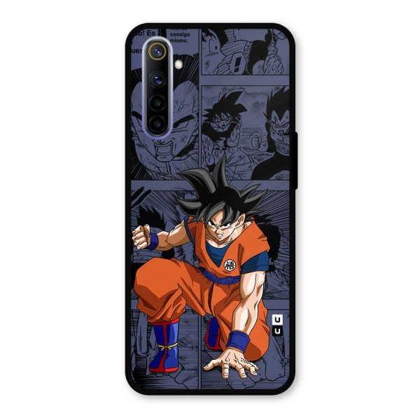 Goku Manga Art Metal Back Case for Realme 6