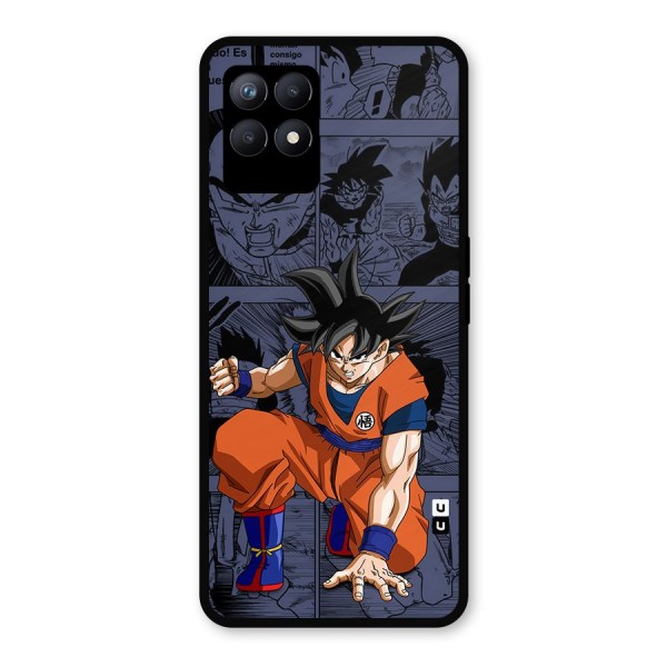 Goku Manga Art Metal Back Case for Realme 8i