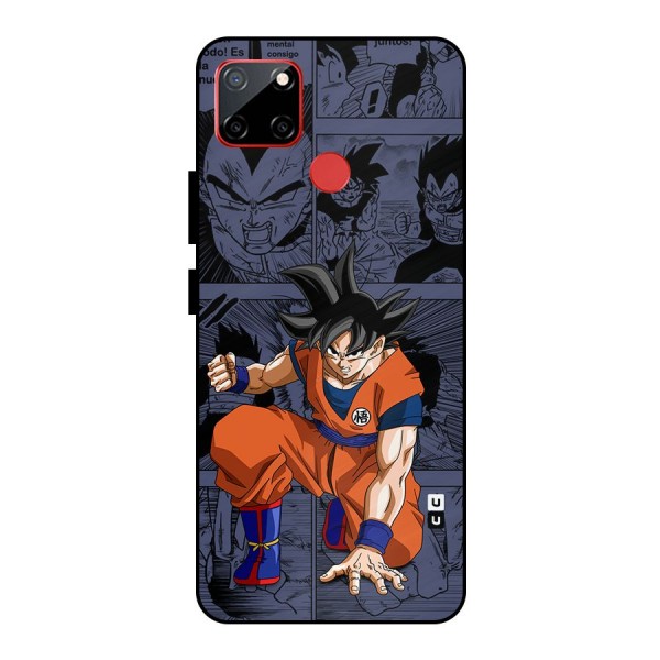 Goku Manga Art Metal Back Case for Realme C12