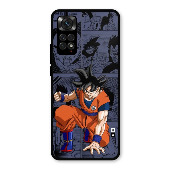 Goku Manga Art Metal Back Case for Redmi Note 11