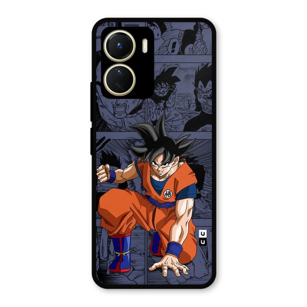 Goku Manga Art Metal Back Case for Vivo Y16