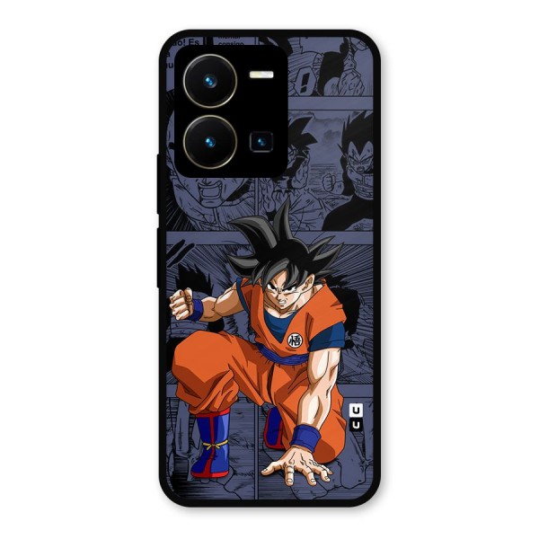 Goku Manga Art Metal Back Case for Vivo Y35