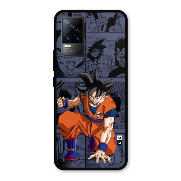 Goku Manga Art Metal Back Case for Vivo Y73