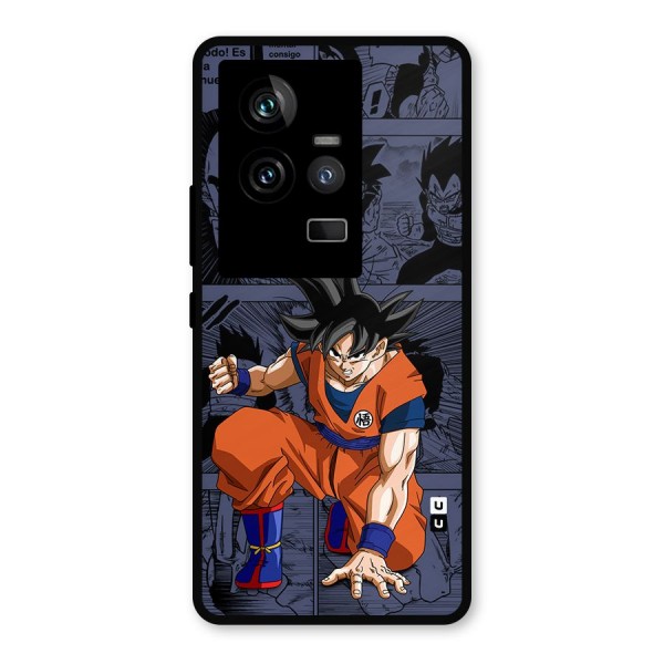 Goku Manga Art Metal Back Case for iQOO 11 5G