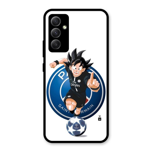 Goku Playing Goku Glass Back Case for Galaxy A34