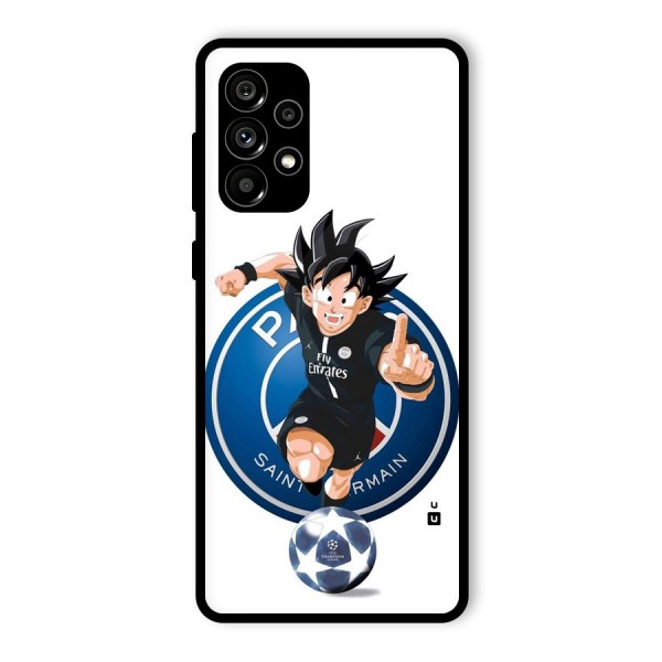 Goku Playing Goku Glass Back Case for Galaxy A73 5G