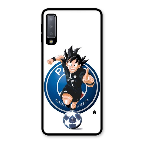 Goku Playing Goku Glass Back Case for Galaxy A7 (2018)