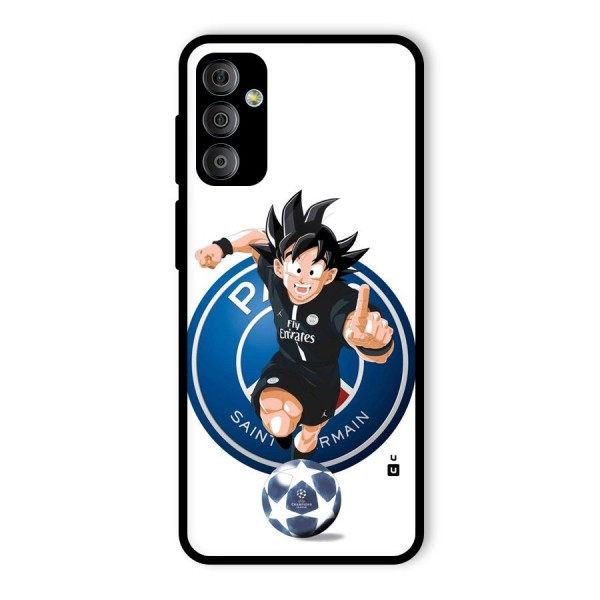 Goku Playing Goku Glass Back Case for Galaxy F23