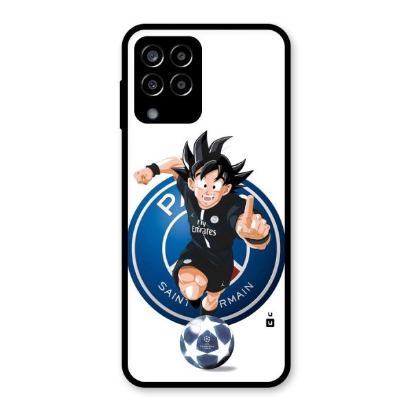 Goku Playing Goku Glass Back Case for Galaxy M33