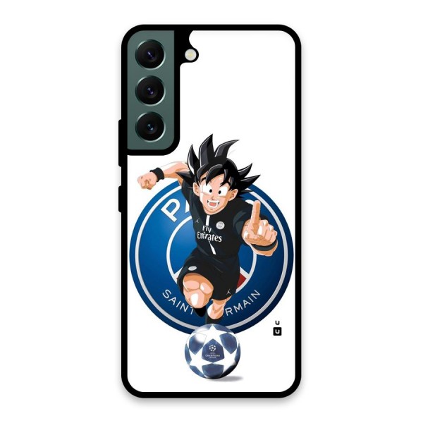 Goku Playing Goku Glass Back Case for Galaxy S22 5G