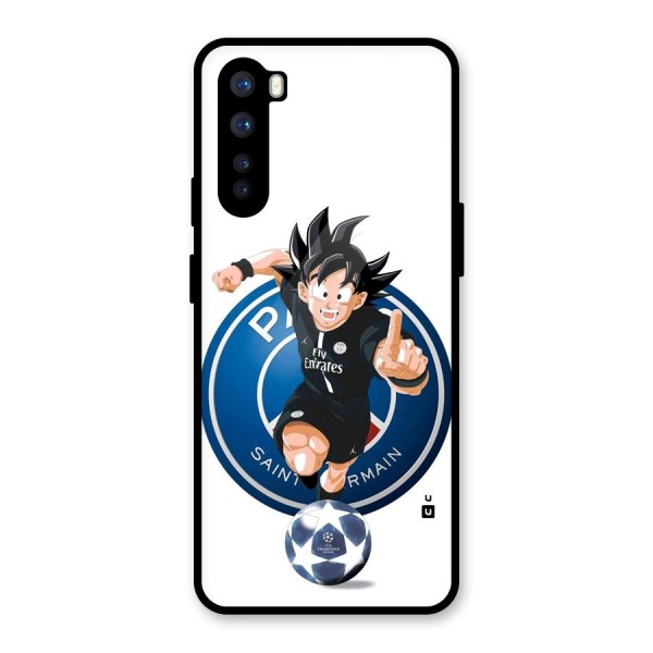 Goku Playing Goku Glass Back Case for OnePlus Nord