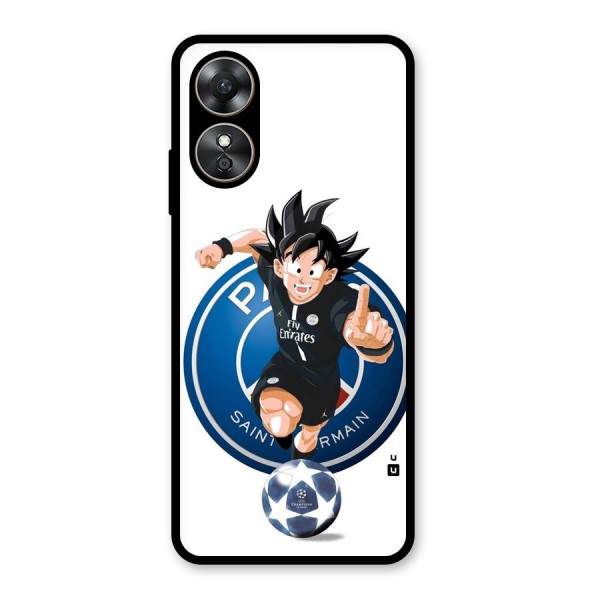 Goku Playing Goku Glass Back Case for Oppo A17