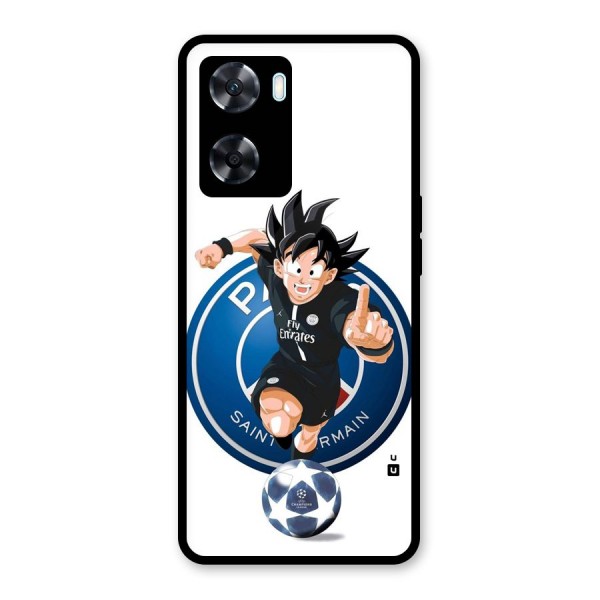 Goku Playing Goku Glass Back Case for Oppo A77s