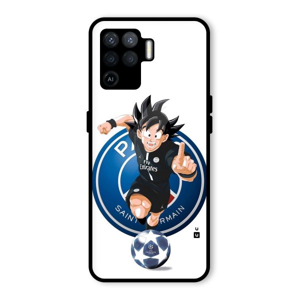 Goku Playing Goku Glass Back Case for Oppo F19 Pro