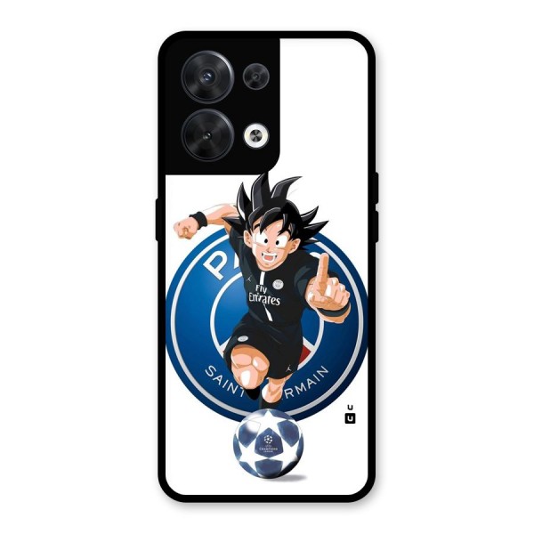 Goku Playing Goku Glass Back Case for Oppo Reno8 5G