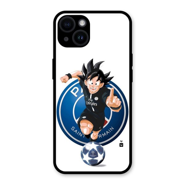 Goku Playing Goku Glass Back Case for iPhone 14