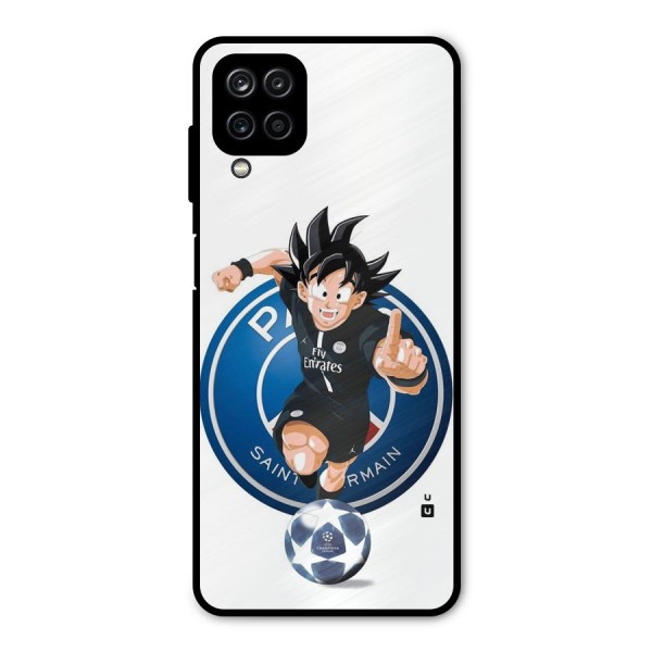 Goku Playing Goku Metal Back Case for Galaxy A12