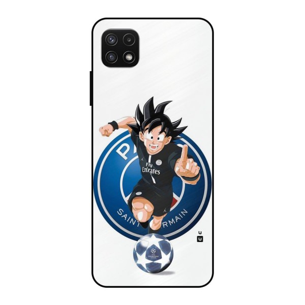 Goku Playing Goku Metal Back Case for Galaxy A22 5G