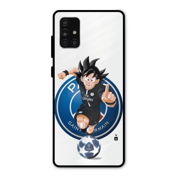 Goku Playing Goku Metal Back Case for Galaxy A71