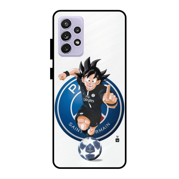 Goku Playing Goku Metal Back Case for Galaxy A72