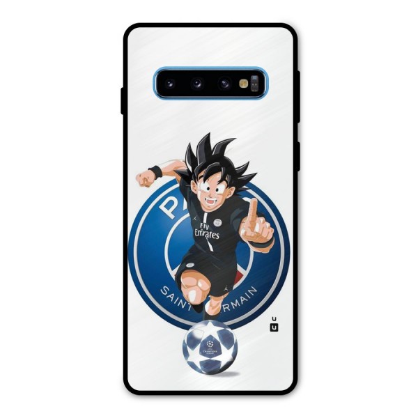 Goku Playing Goku Metal Back Case for Galaxy S10