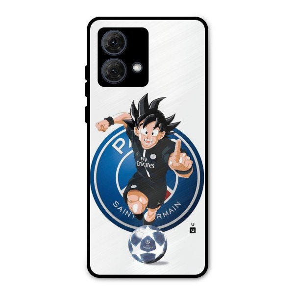 Goku Playing Goku Metal Back Case for Moto G84