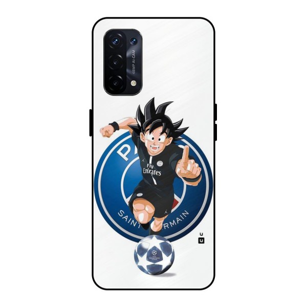 Goku Playing Goku Metal Back Case for Oppo A74 5G