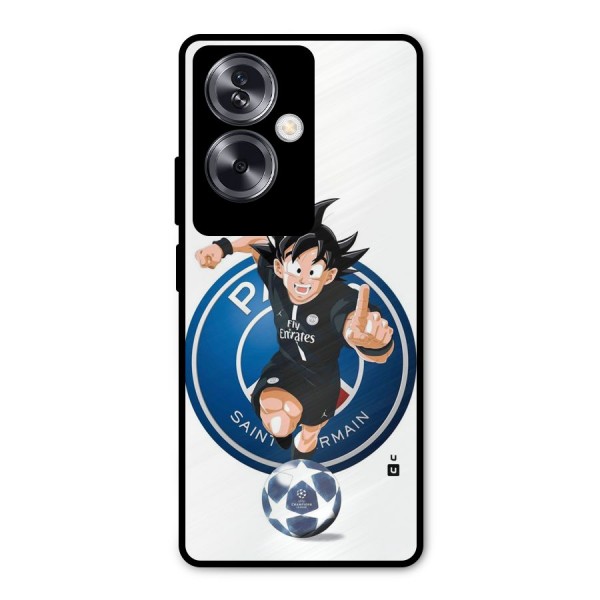 Goku Playing Goku Metal Back Case for Oppo A79 5G