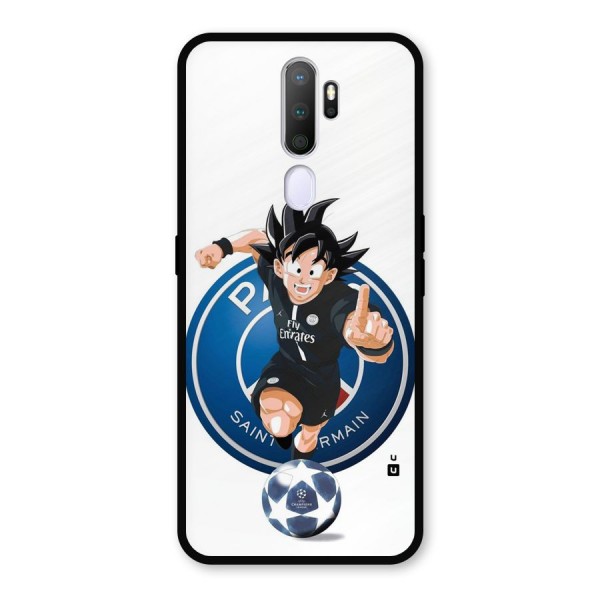 Goku Playing Goku Metal Back Case for Oppo A9 (2020)