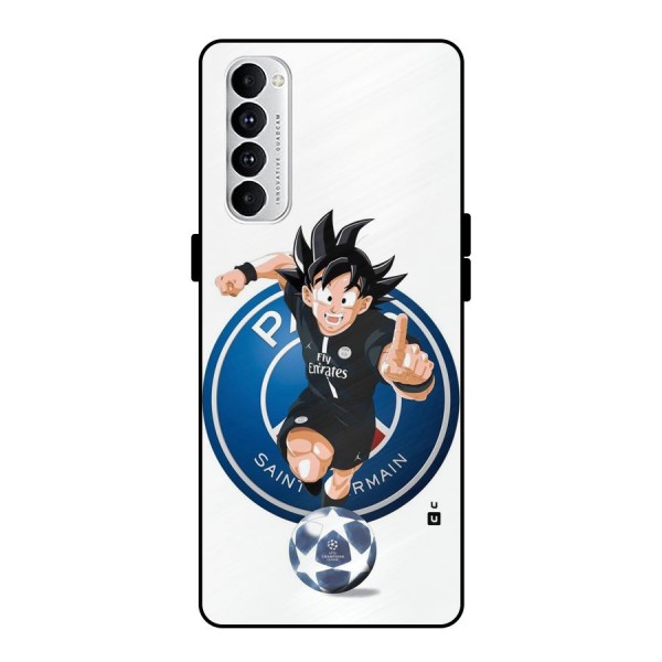 Goku Playing Goku Metal Back Case for Oppo Reno4 Pro