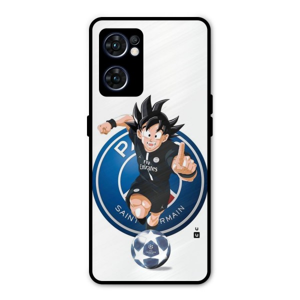 Goku Playing Goku Metal Back Case for Oppo Reno7 5G