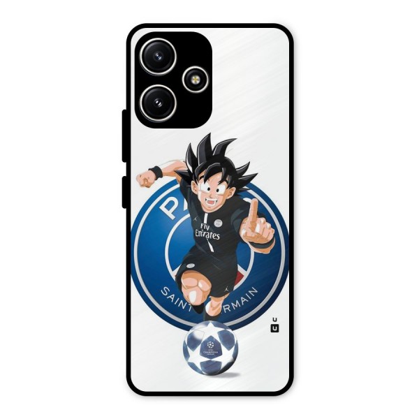 Goku Playing Goku Metal Back Case for Poco M6 Pro