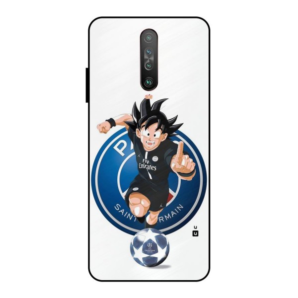 Goku Playing Goku Metal Back Case for Poco X2