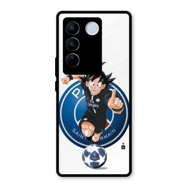 Goku Playing Goku Metal Back Case for Vivo V27 Pro