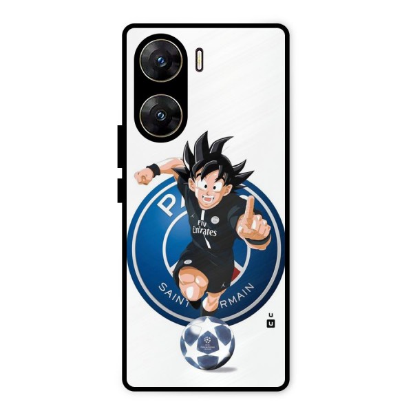 Goku Playing Goku Metal Back Case for Vivo V29e