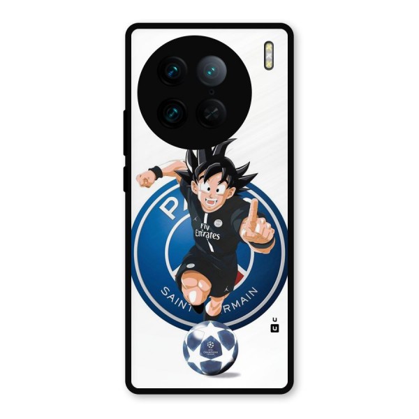 Goku Playing Goku Metal Back Case for Vivo X90 Pro