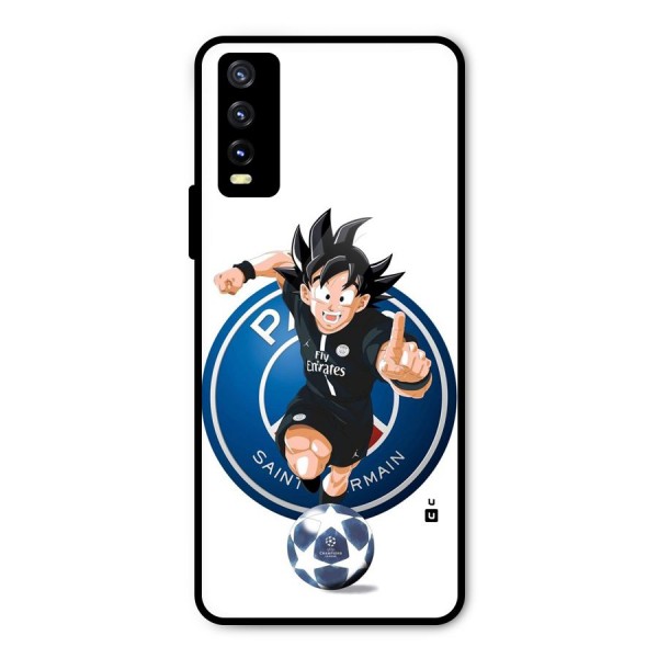 Goku Playing Goku Metal Back Case for Vivo Y20 2021