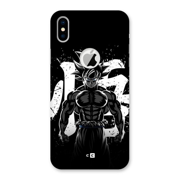 Goku Unleashed Power Back Case for iPhone XS Logo Cut