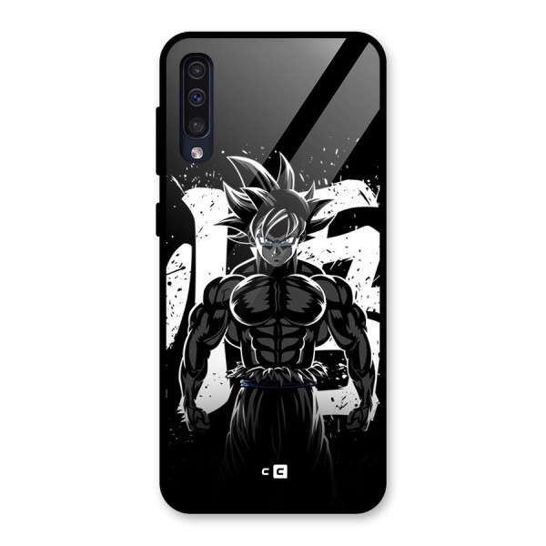 Goku Unleashed Power Glass Back Case for Galaxy A50