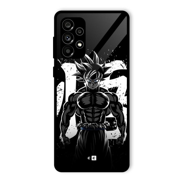 Goku Unleashed Power Glass Back Case for Galaxy A73 5G