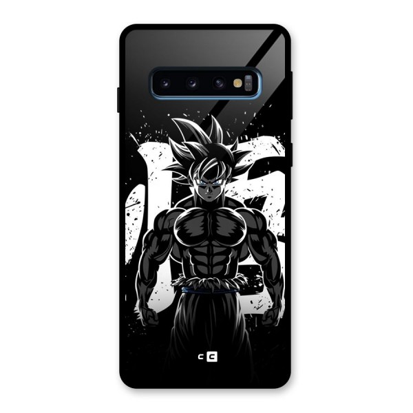 Goku Unleashed Power Glass Back Case for Galaxy S10