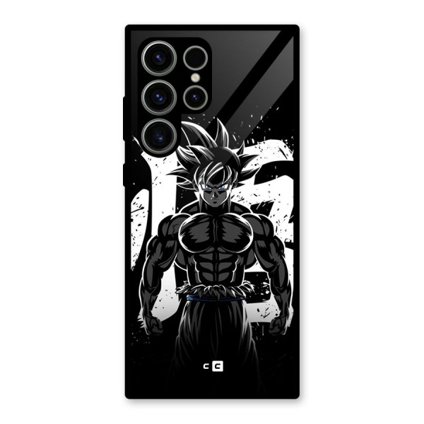 Goku Unleashed Power Glass Back Case for Galaxy S23 Ultra